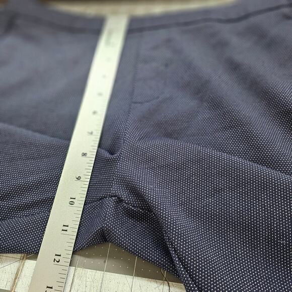 Liverpool Dress Pants Womens Size 12 Blue Polka Dots Stretch Career High Rise - Picture 8 of 11